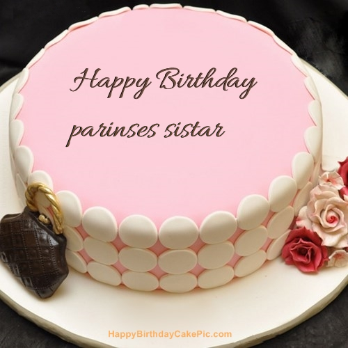 write name on Pink Birthday Cake